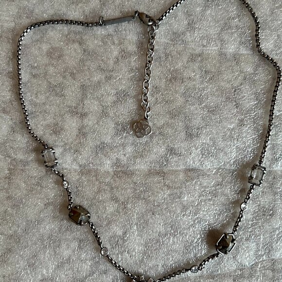 KENDRA SCOTT - Liesl Y-Necklace - Quartz, Pyrite, Apatite, Amethyst -- Like New - Picture 7 of 8
